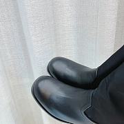 PRADA  Brushed-Leather And Re-Nylon Boots - Black - 3