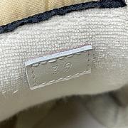 GUCCI WOMEN'S SCREENER SNEAKER Brown and blue GG canvas with crystals - 2