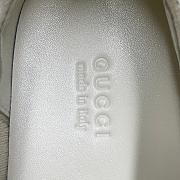 GUCCI WOMEN'S SCREENER SNEAKER Brown and blue GG canvas with crystals - 3