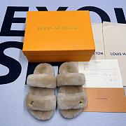 Louis Vuitton Fur Slipper  - 4