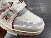 LOUIS VUITTON LV TRAINER '54' WHITE RED  - 4