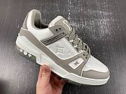LOUIS VUITTON LV TRAINER '54' GREY WHITE SNEAKER - 6