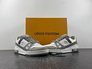 LOUIS VUITTON LV TRAINER '54' GREY WHITE SNEAKER - 4