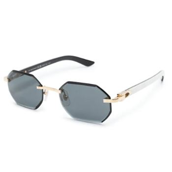 Cartier Eyewear geometric frame sunglasses
