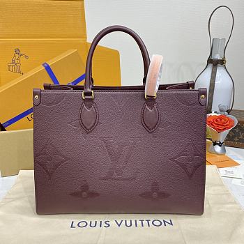LV Onthego MM Monogram Empreinte Size 35x27x14 cm