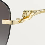PANTHÈRE DE CARTIER SUNGLASSES GOLDEN - 4