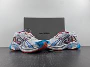 Balenciaga Runner White Blue Pink - 5