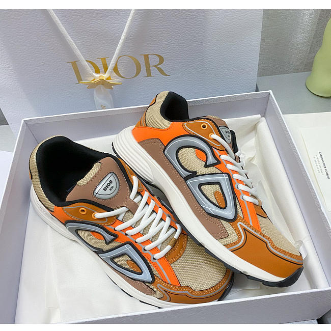Dior B30 Sneaker Brown Orange - 1