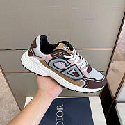 Dior B30 Sneaker White Brown Beige - 2