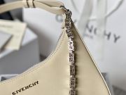 Givenchy Out Bag in Shiny Leather with Chain Beige - 4
