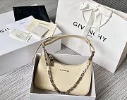 Givenchy Out Bag in Shiny Leather with Chain Beige - 3