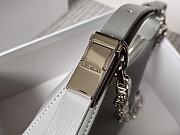 Givenchy Out Bag in Shiny Leather with Chain Grey - 5