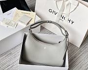 Givenchy Out Bag in Shiny Leather with Chain Grey - 4