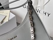 Givenchy Out Bag in Shiny Leather with Chain Grey - 3