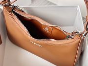 Givenchy Out Bag in Shiny Leather with Chain Orange - 5