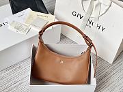 Givenchy Out Bag in Shiny Leather with Chain Orange - 3