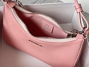 Givenchy Out Bag in Shiny Leather with Chain Pink - 5