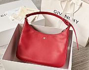Givenchy Out Bag in Shiny Leather with Chain Red - 3