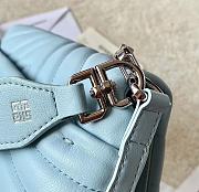 Givenchy 4G Soft Bag in Quilted Leather with Chain Blue - 6