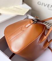 Givenchy Antigona Bag in Box Leather Brown - 5