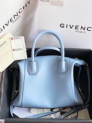 Givenchy Antigona Bag in Box Leather Lighting Blue - 4