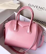 Givenchy Antigona Bag in Box Leather Lighting Pink - 4