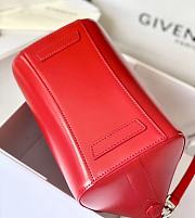 Givenchy Antigona Bag in Box Leather Red - 6