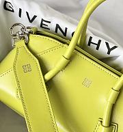 Givenchy Antigona Stretch Bag in Box Leather Chartreuse - 5