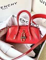 Givenchy Antigona Stretch Bag in Box Leather Red - 1