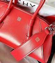 Givenchy Antigona Stretch Bag in Box Leather Red - 2
