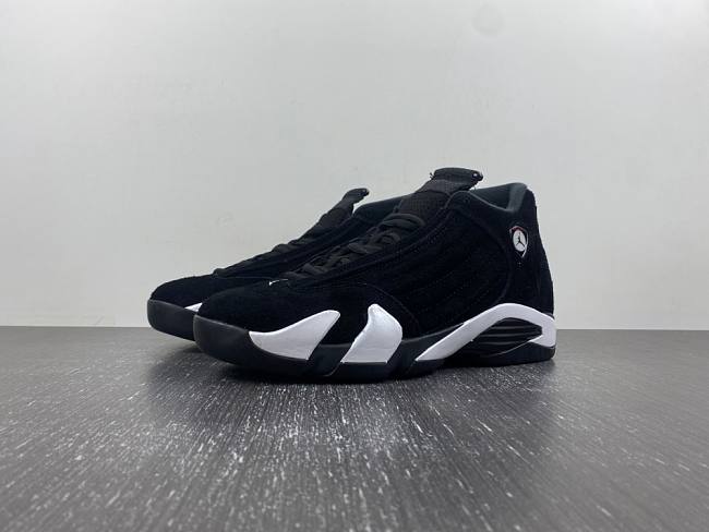 Air Jordan 14 Retro Black White 487471-016 - 1