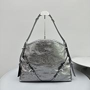Givenchy Voyou Bag in Leather Silver - 6