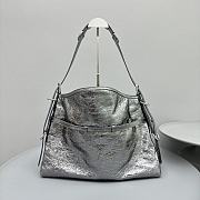 Givenchy Voyou Bag in Leather Silver - 3