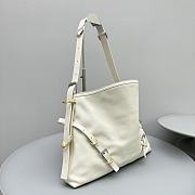 Givenchy Voyou Bag in Leather White - 3