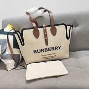Burberry Tote Bag Beige 35.15.31CM - 4
