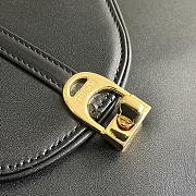 GG Equestrian Inspired Shoulder Bag Black SIZE 21x20x7CM - 2