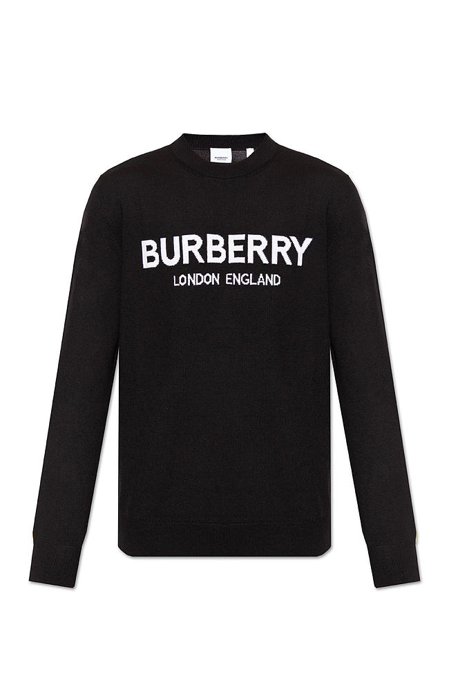 Burberry Sweater Black Fennell with Logo - 1