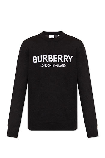 Burberry Sweater Black Fennell with Logo