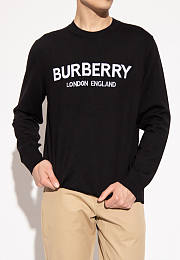 Burberry Sweater Black Fennell with Logo - 3