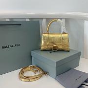 Balenciaga Hourglass Crocodile Gold SIZE 19X13X8CM - 1