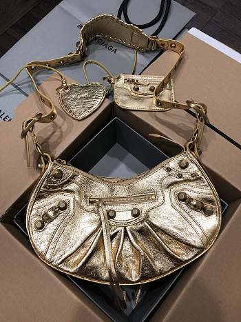 Balenciaga LE Cagole XS Shoulder Bag Bronze 33X16X8.4cm