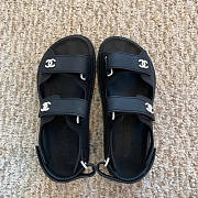 Channel Sandal Flat Black  - 2