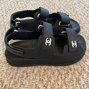 Channel Sandal Flat Black  - 3