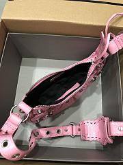 Balenciaga LE Cagole XS Shoulder Bag Pink 26x16x6.5cm - 5
