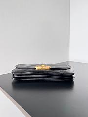 Balenciaga Soft Flap Bag In Black Gold SIZE 23.5X24.8X3CM - 4