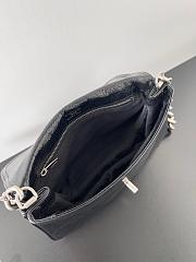 Balenciaga Soft Flap Bag In Black SIZE 23.5X24.8X3CM - 3