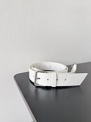 Balenciaga Soft Flap Bag In White SIZE 23.5X24.8X3CM - 3