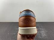 Air Jordan 1 Low SE Phantom Repaired Denim Swoosh FZ5042-041 - 6
