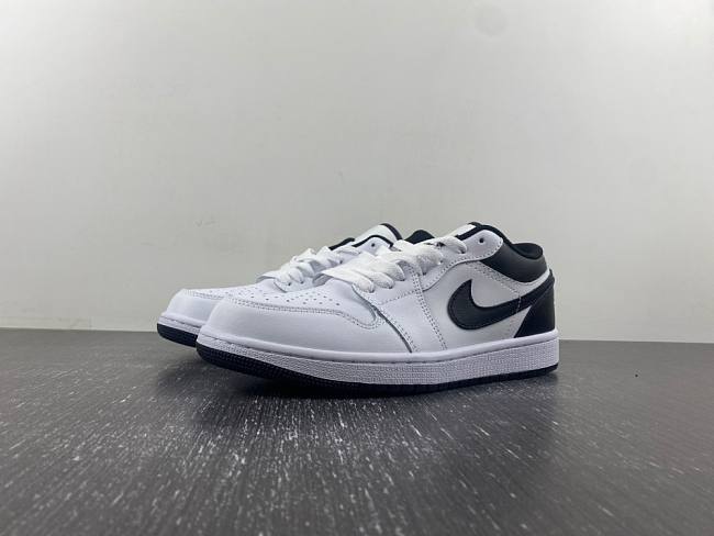 Air Jordan 1 Low White Black 553558-132 - 1