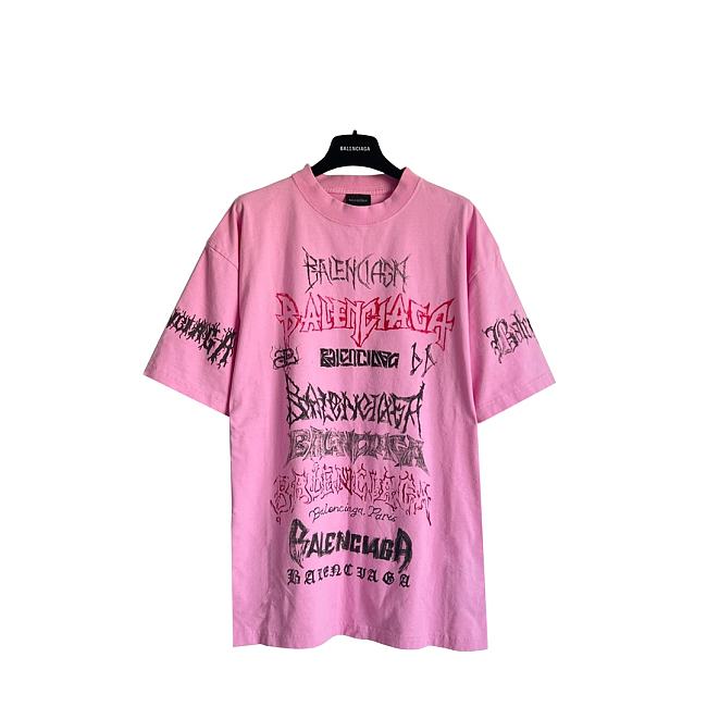 Balenciaga Logos Oversize T-Shirt No1 - 1